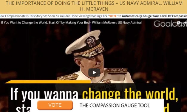 The Importance of Doing The Little Things – US Navy Admiral, William H. McRaven